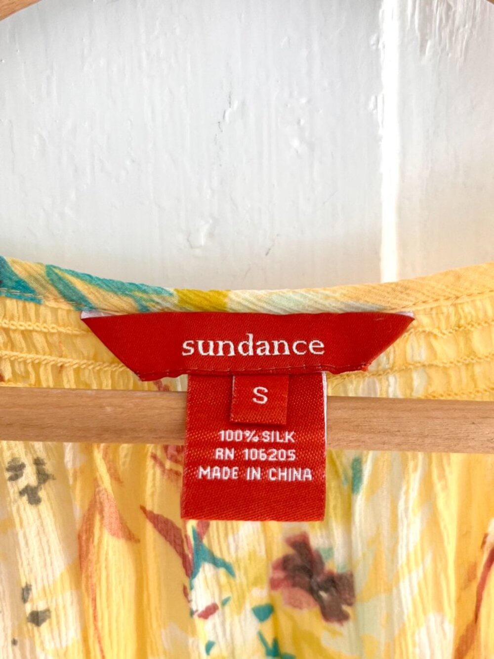 Sundance Silk Floral Blouse - Picture 3 of 6